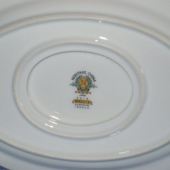 Noritake China Vintage Gravy Boat Meredith Mid-century Dishes Cottagecore - Picture 3 of 5